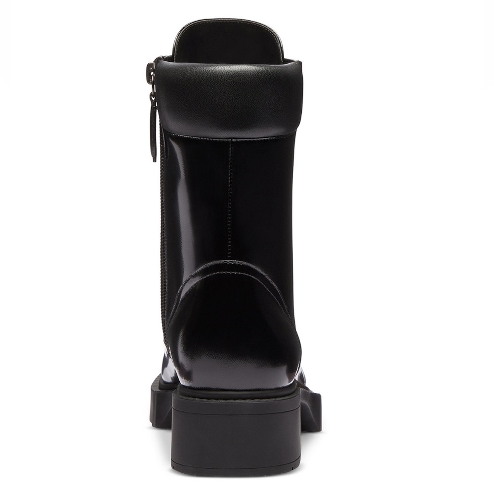 COACH Leighton Black High Shine Leather Ankle Boots size 6.5 NWOT - Picture 14 of 16
